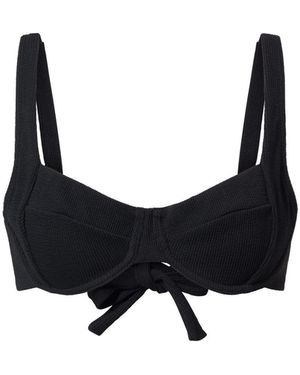 Aqva Swimwear Turqueta Bikini Top - Black