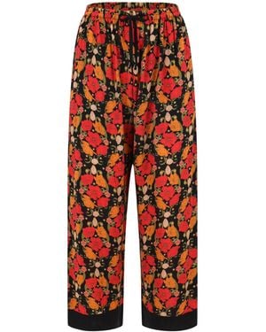 Henelle Night Bloom Pant - Red
