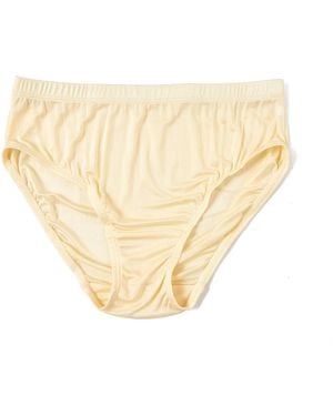 Soft Strokes Silk Set Of Two Knitted Silk Mid Rise French Cut Pantie Shimmer Collection - Natural
