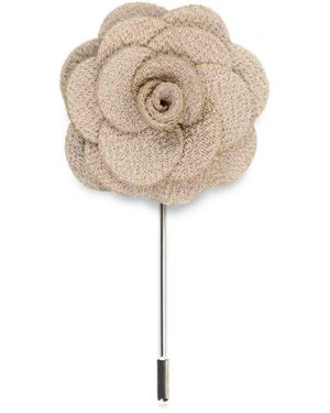 Tom Astin Neutrals Rome Lapel Pin - Natural