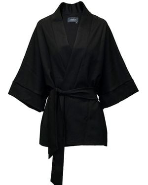 Nola Kimono Jacket - Black