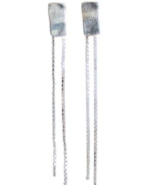 Karen Hallam Isadora Stud Earrings - White