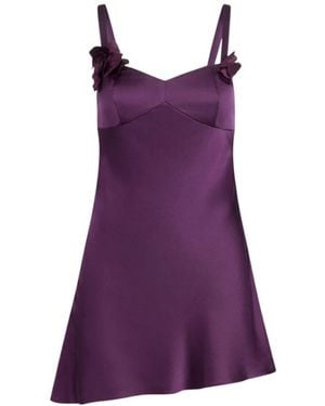Scarlett Gasque Temptation Mini Dress - Purple