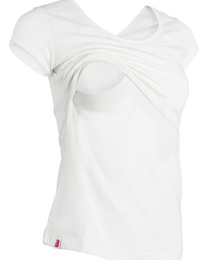 The Bshirt Nursing Short Sleeve T-Shirt - White