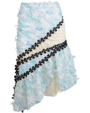 Natalia Petruch Neutrals Anabelle Skirt - Blue