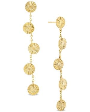 Talismania Jewelry Sol Station Drop Earrings - Metallic