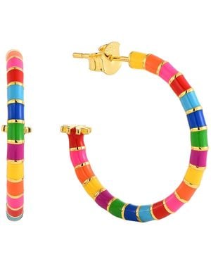 Pinnole Earrings - Red