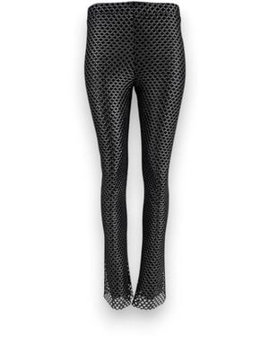 Monzlapur New York Metallic Mermaid Legging - Black