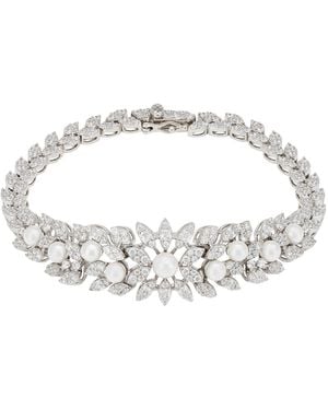 LÁTELITA London Neutrals Marquise Tennis Bracelet Pearl - Metallic