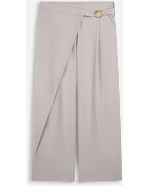 Nocturne Accessory Detail Straight Leg Pants - Green