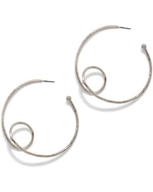 Jaredjamin Loop-De-Loop Hoop Post Earrings - Natural