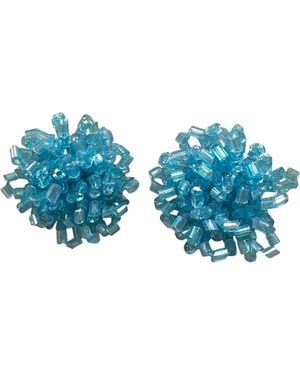 Laine Studio Pendientes Cristal Azul - Blue