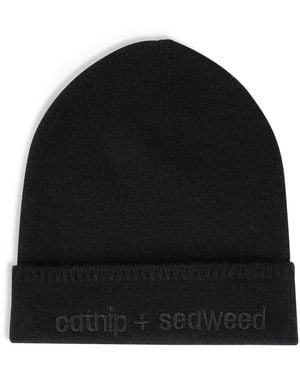 Catnip and Seaweed The Cashmere Beanie - Black