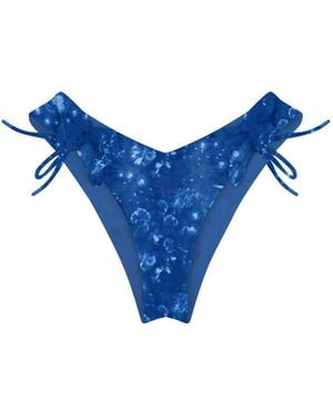 Blackbough Swim Sophia Ruched Cheeky Bottoms Cyanotype - Blue