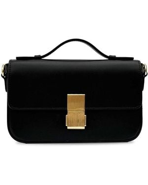 Apatchy London The Flora Leather Bag - Black
