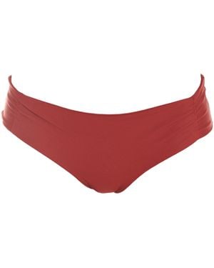 Rêve De Rive Ramya Bordeaux Bikini Bottom - Red