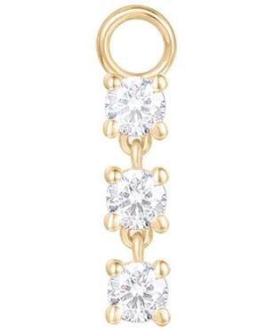 Dyamka Three Diamonds Charm - Metallic