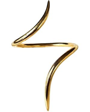 Aki Roc Jewelry Inca Cuff Bracelet - Metallic