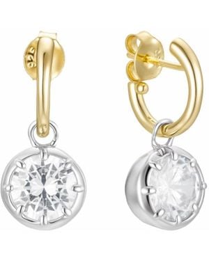 Onewildone I'M Not Like The Rest Two-Tone Earrings - Metallic