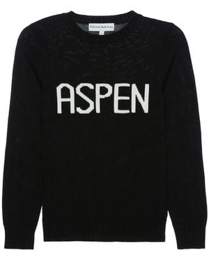 Ellsworth & Ivey Aspen Crewneck Jumper - Black