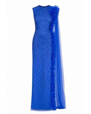 Raishma Camille Cobalt Gown - Blue