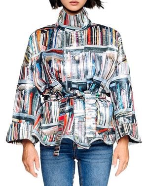 Maxjenny Square Boxy Jacket - Blue