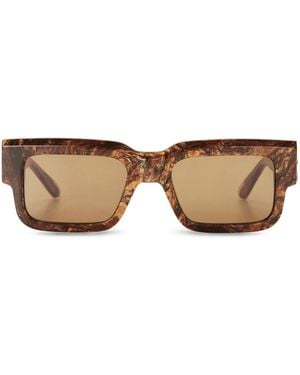 The Avantguard Vetiver Golden Tort Sunglasses - Brown
