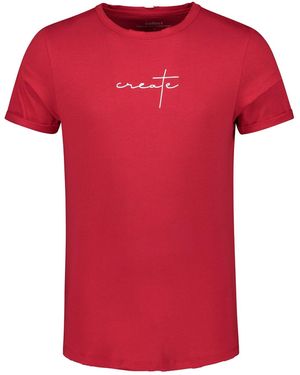 Collect the Label Create Tee - Red