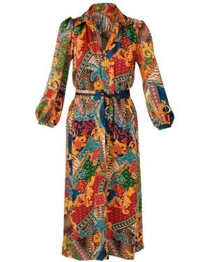 SACHA DRAKE Eudora Shirtmaker Dress - Red