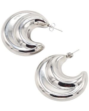 Sita Nevado Moon Earrings - Metallic