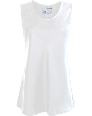 Ats the Label Juliette Silk Tank - White