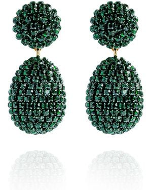 Saule Label Clio Earrings - Green