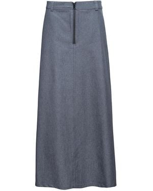 Audrey Vallens Miss Av Maxi Skirt - Blue