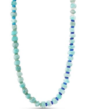 Hannah B. Jewelry Ocean Breeze Gemstone Necklace - Blue