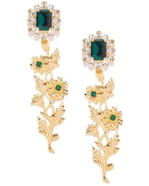 The Pink Reef Queen Earring - Metallic