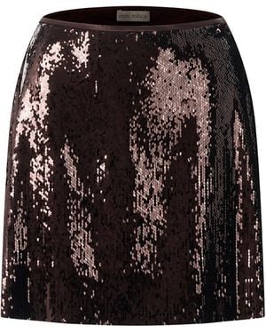 Emma Wallace Lee Mini Skirt -Dark - Black