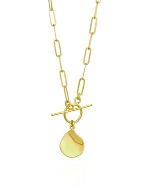 MOUNIR LONDON Toggle Necklace - Metallic