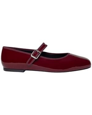Widerry Wide Fit Ballet Flats Amaia Cerise - Red