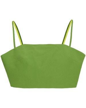 Ariana Bestepe Lime Crop Top - Green