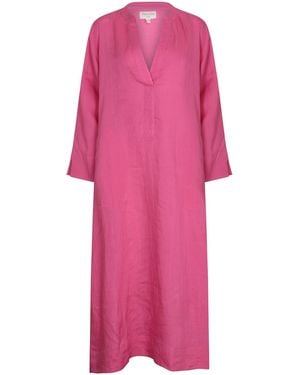 NoLoGo-chic Plain Dyed Kaftan Linen - Pink