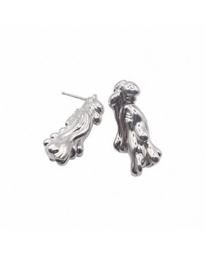 Moca Jewellery Drop Earrings - Metallic