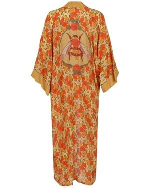 Henelle Day Bloom Kimono - Orange
