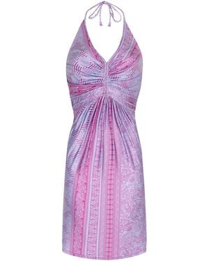 Chic by Lirette Short Halter Dress Guna - Purple