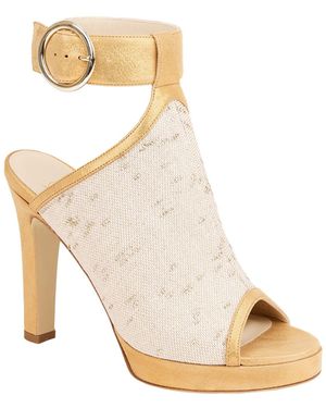 Moon D'elle Neutrals Orbita Sandals - Metallic