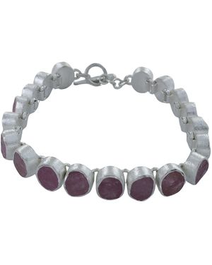 Reeves & Reeves Aqua Marine Rough Stone Bracelet - Metallic