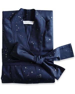 Decoflux Home Cotton Kimono Cosmos Dark - Blue