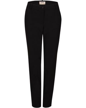 Ginta Straight-Leg Trousers - Black