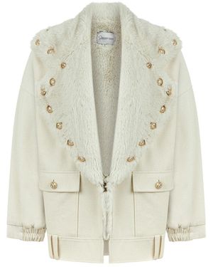 Saint Ones Maia Coat - White