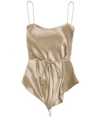 Maguy De Chadirac Classic Silk Teddy - Brown