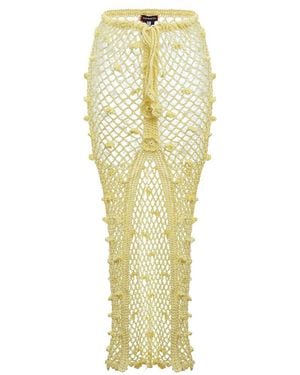 Andreeva Handmade Crochet Skirt - Metallic